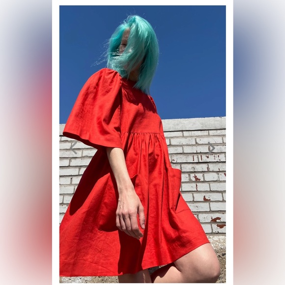 Chimney Swift Dress in Poppy - Picture 5 of 10